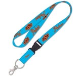 POKES SCRIPT TURQUOISE LANYARD