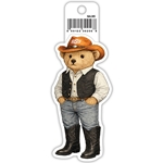 COWBOY BEAR STICKER