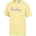 SCRIPT COWBOYS PUFF TEE