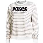 BIG COTTON EVERLEE STRIPED SWEATSHIRT