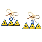TRI DELTA BOW CHARM DANGLES
