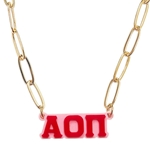 AO PI CHARM LINK NECKLACE