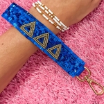 TRI DELTA SEQUIN KEY STRAP