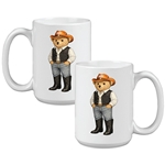 COWBOY BEAR MUG