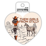 THEM GIRLS FROM STILLY HEART STICKER
