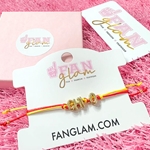 CHI O GOLD LETTER CINCH BRACELET