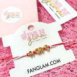 ALPHA CHI GOLD LETTER CINCH BRACELET