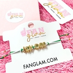 KAPPA DELTA GOLD LETTER CINCH BRACELET