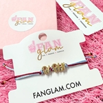 PI PHI GOLD LETTER CINCH BRACELET