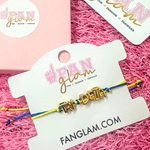 TRI DELTA GOLD LETTER CINCH BRACELET