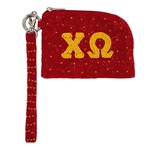 CHI O BEADED COIN WRISTLET
