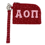 AO PI BEADED COIN WRISTLET