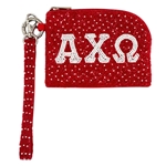 ALPHA CHI BEADED COIN WRISTLET