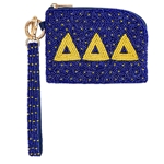 TRI DELTA BEADED COIN WRISTLET