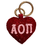 AO PI BUBBLE HEART CHARM