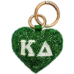 KAPPA DELTA BUBBLE HEART CHARM