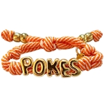 FAN GLAM POKES PARACORD TASSEL BRACELET