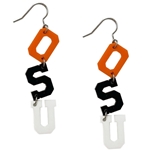 FAN GLAM OSU DANGLE EARRING