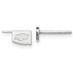 FAN GLAM SILVER OKLA STATE STUD
