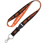 OKSTATE TWO TONE LANYARD