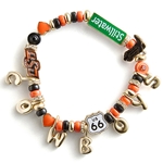 BAUBLEBAR OKSTATE MOTIF SLOGAN BRACELET