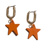 NICKEL & SUEDE ORANGE TATE STAR HUGGIES