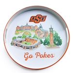 OKSTATE LANDMARK ROUND TRAY