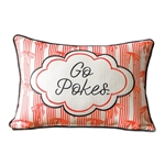 GO POKES BOW PATTERN PILLOW