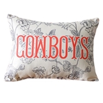 COWBOYS TOILE PILLOW