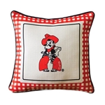 OKSTATE GINGHAM MASCOT PILLOW