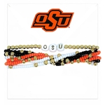 COLOR SHOUT OSU LUCKY 7 BRACELET STACK