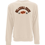 SHORT DROP SUEDE SANDED FLEECE CREWNECK