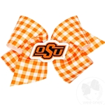 KING OSU GINGHAM BOW