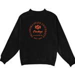 CIRCULAR MOTION MOCK NECK