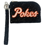 FAN GLAM POKES SCRIPT BEADED WRISTLET