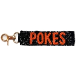 FAN GLAM POKES BEADED BAG CHARM