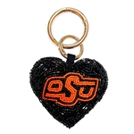 FAN GLAM HEART BAG CHARM