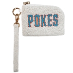 FAN GLAM POKES BARBWIRE BEADED WRISTLET
