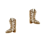 FAN GLAM GOLD PEARL COWGIRL BOOT STUDS