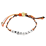 FAN GLAM I HEART STILLY CINCH BRACELET