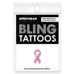 PINK RIBBON BLING TATTOO