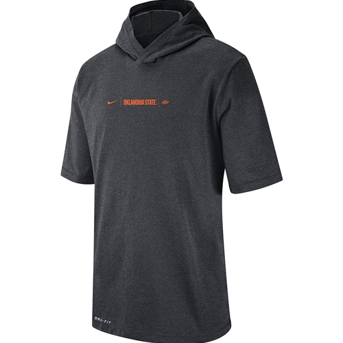 nike short sleeve hooded shirts & tops