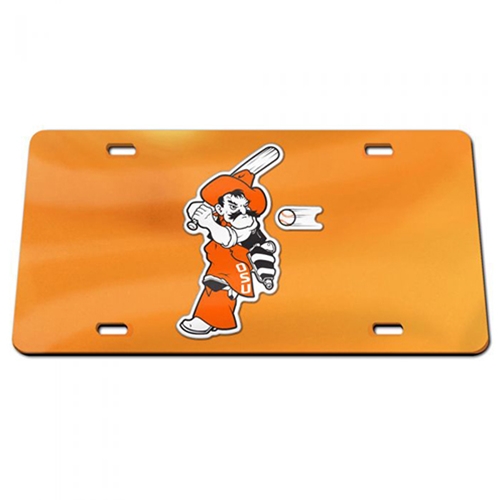 ShopOKState BATTING PETE LICENSE PLATE