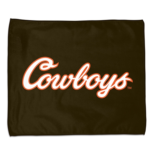 ShopOKState COWBOYS SCRIPT RALLY TOWEL