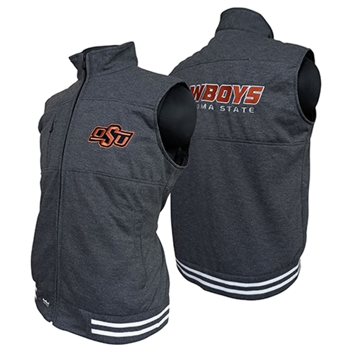 ShopOKState DIAMOND FLEECE VEST