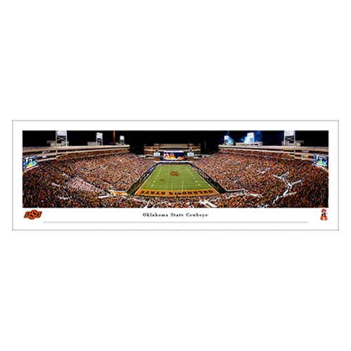 OKLAHOMA STATE END ZONE PANORAMA BAGGED