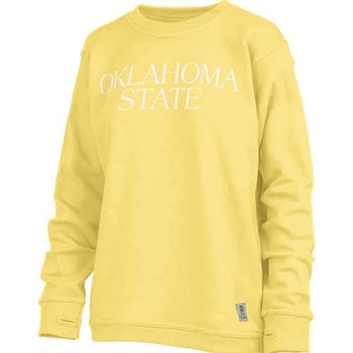ShopOKState OKLAHOMA STATE YELLOW COZY FLEECE SWEATSHIRT
