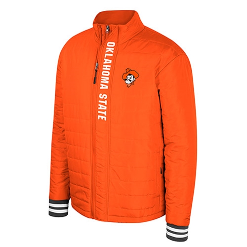 ShopOKState - NEVER STOP FZ PUFFER JACKET
