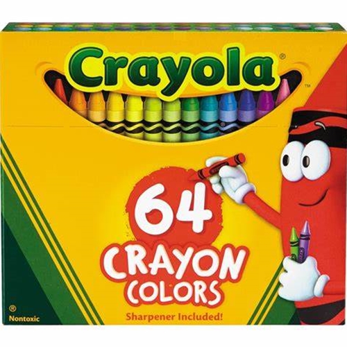 Crayola Crayons - 64 CT, School Supplies
