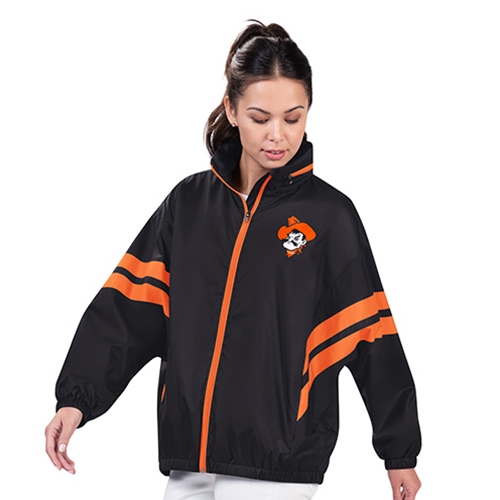 ShopOKState - TRAINER FULL ZIP DOLMAN SLEEVE JACKET